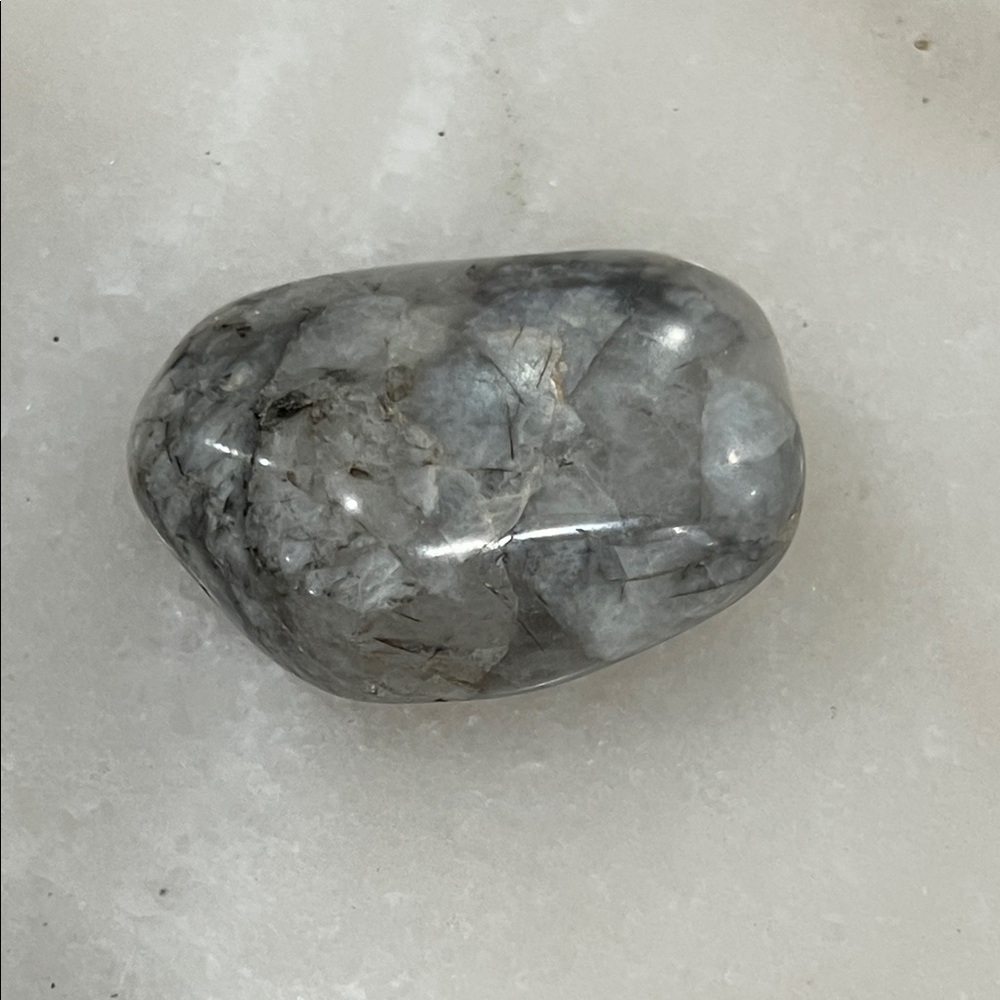 Tumbled Polished Moonstone Palm Meditation Stone